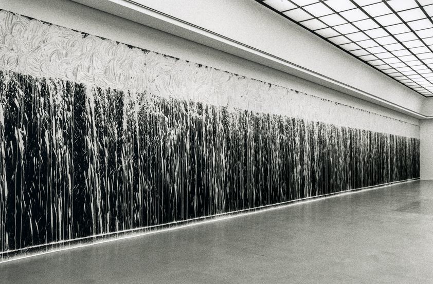 آلن دو باتن: واکاوی نقاشی «خط‌های آب» اثر «ریچارد لانگ»