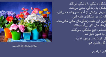 عکس‌نوشته‌هایی از جملات نادر ابراهیمی