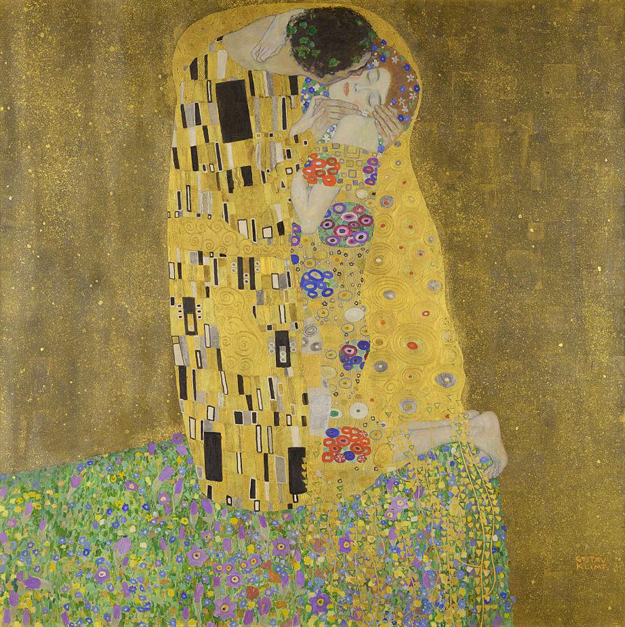 تأملی در نقاشیِ بوسه شاهکارِ گوستاو کلیمت