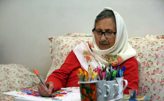 رأفت صراف زنی که در 84 سالگی به دنیای ماورائی نقاشی سلام گفت