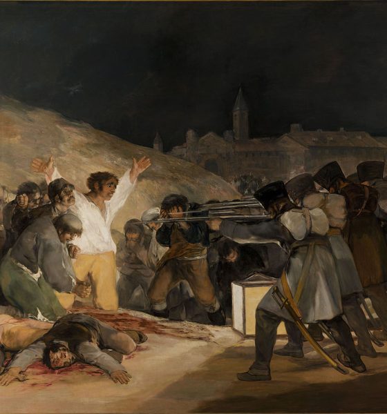 درنگی در نقاشی «سوم ماه می 1808» اثر فرانسیسکو گویا