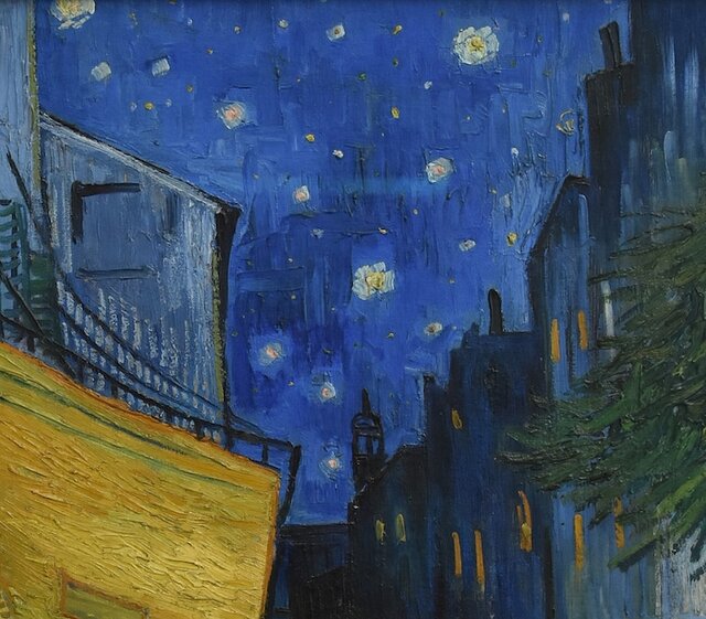 نگاهی به نقاشی «تراس کافه در شب» اثر ون‌گوگ