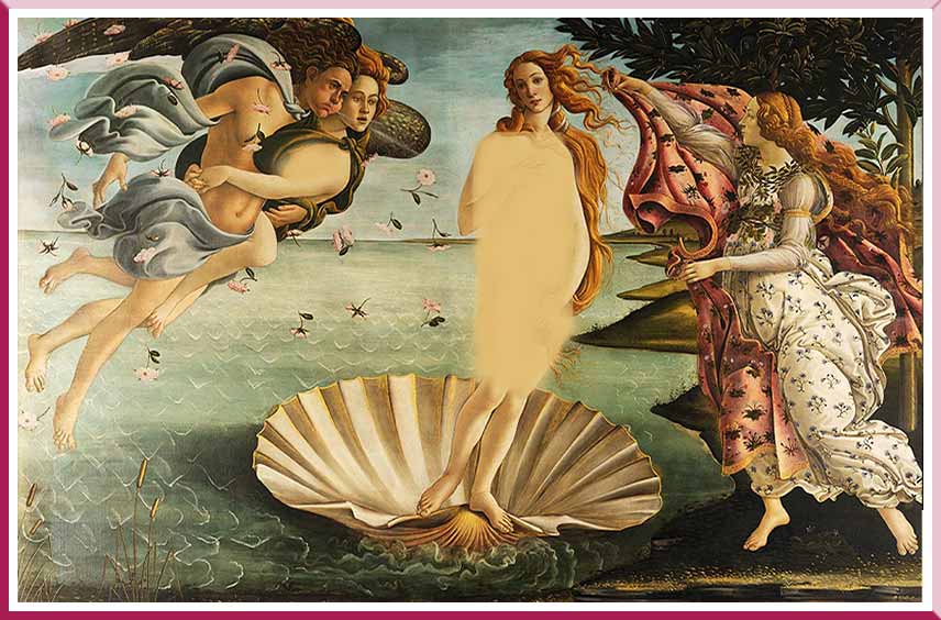 درنگی در نقاشی «زایش ونوس» اثر ساندرو بوتیچلی